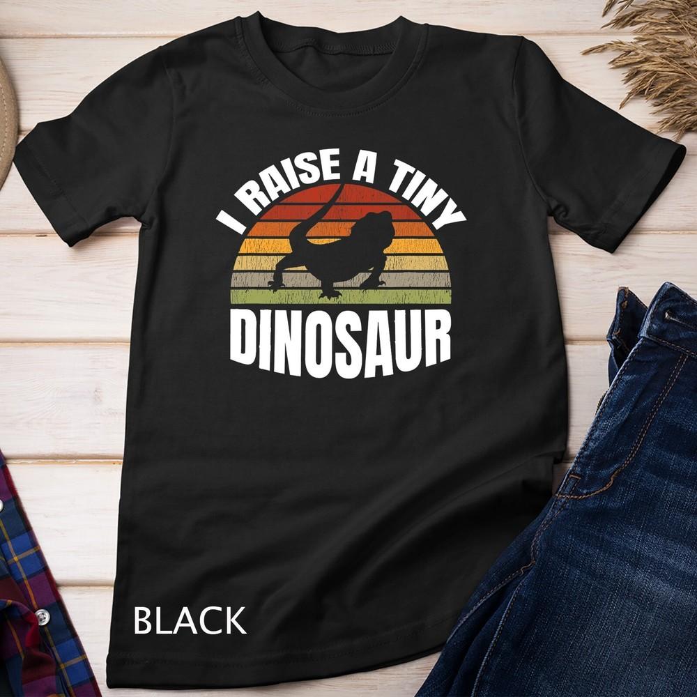 

Funny Bearded Dragon Retro Pet Lizard Lover Reptile Gift Unisex T-shirt 4XL