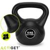 Kettlebell - SPRINGOS - 6 kg - ABS durable - Poignée confortable - Idéal pour l'entraînement à domicile