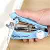 Portable Mini Handheld Sewing Machine Easy Quick Stitch Tool For DIY Fabrics Repairs Kids Clothing Space-Saving Tailoring Tool