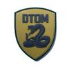 DTOM Gadsden Snake Morale Patch - Hook & Loop PVC Velcro
