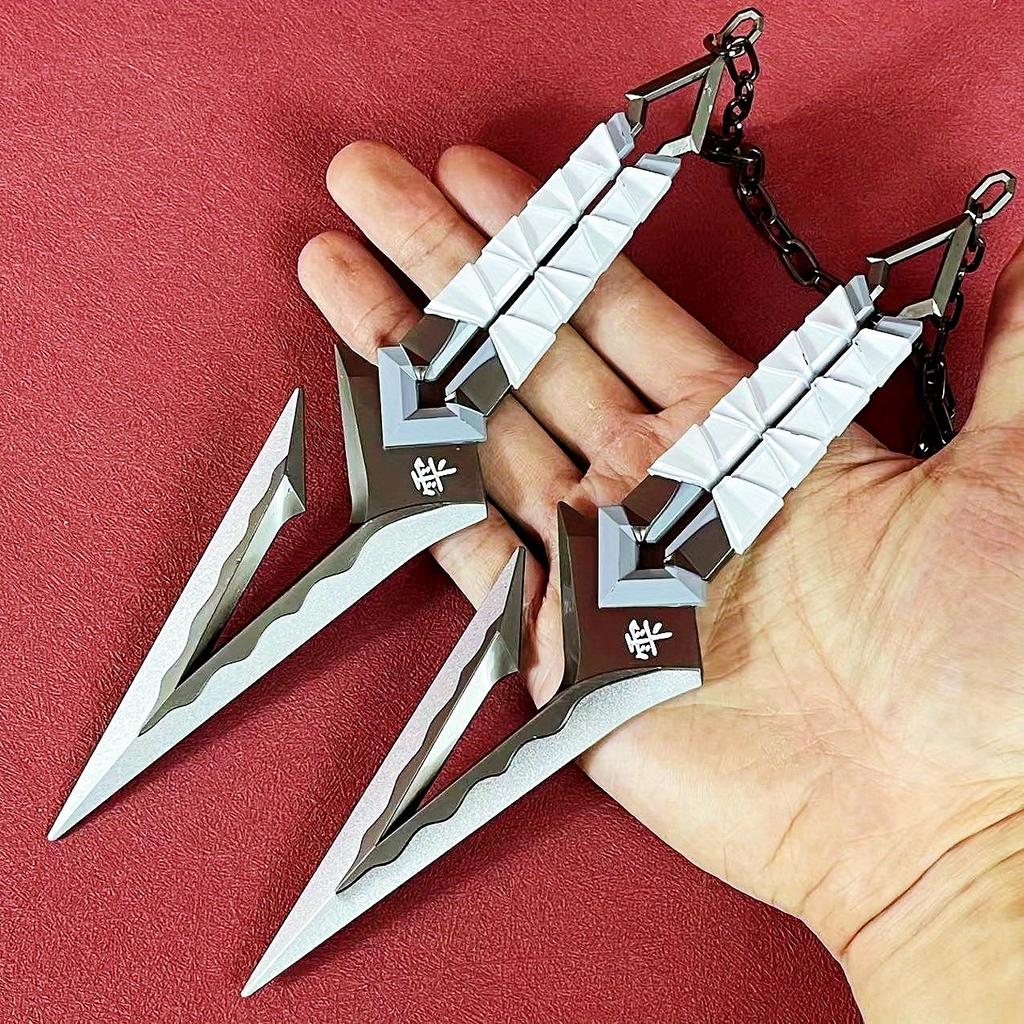 8.6inch Valorant Katana Anime Cosplay Prop Metal Sword Ninja Star Kunai Real Size Japanese Katana Original Samurai Sabre Toy