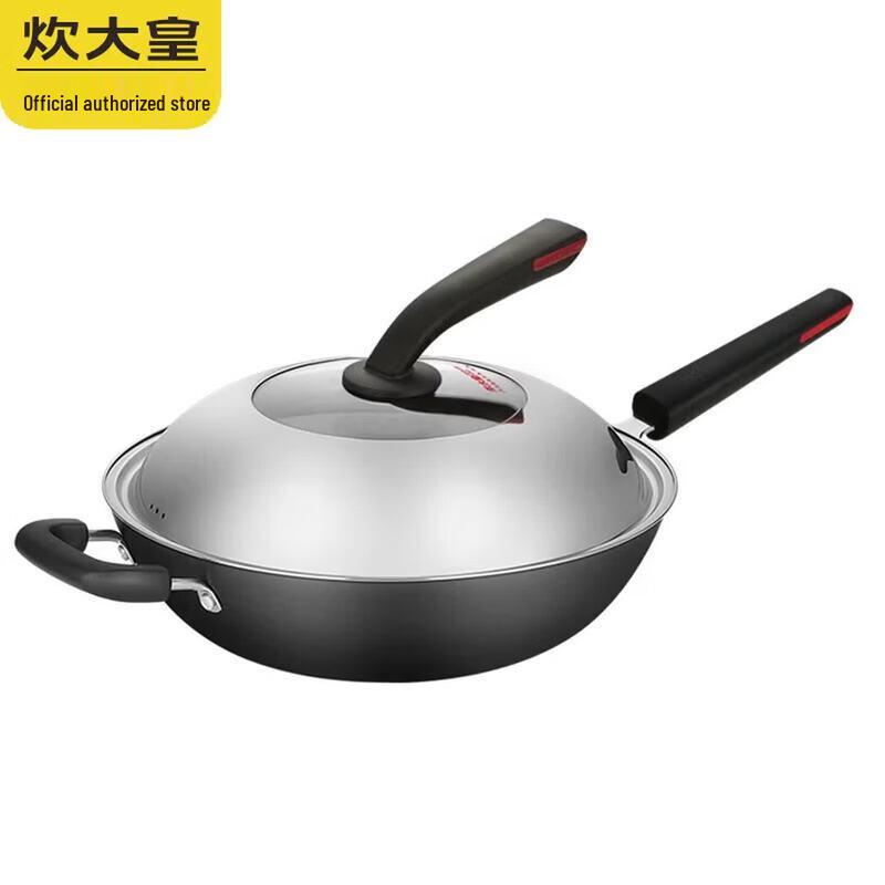 Чугунный вок COOKER KING, ручная отливка, без покрытия 34
