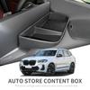 Armaturenbrett-Aufbewahrungsbox für BMW X3 X4 2020 ~ 2025 M Mittelkonsole Verstecktes Fach Hinter dem Bildschirm Zubehör Silikagel