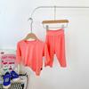 2024 Kids Summer Air-Con Pajama Set: High-Waist Modal Belly Protection for Boys and Girls