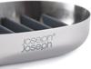 Joseph Joseph Soap Stand, Compact Soap Dish, Easy Store Luxe Stainless Steel [Authentic Product] 70579