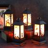 Halloween Simulation Flame Lanterns, Small Oil Lamps, Decorative Props, Bar Scene Arrangement, Tabletop Ornaments, Three-dimensional
