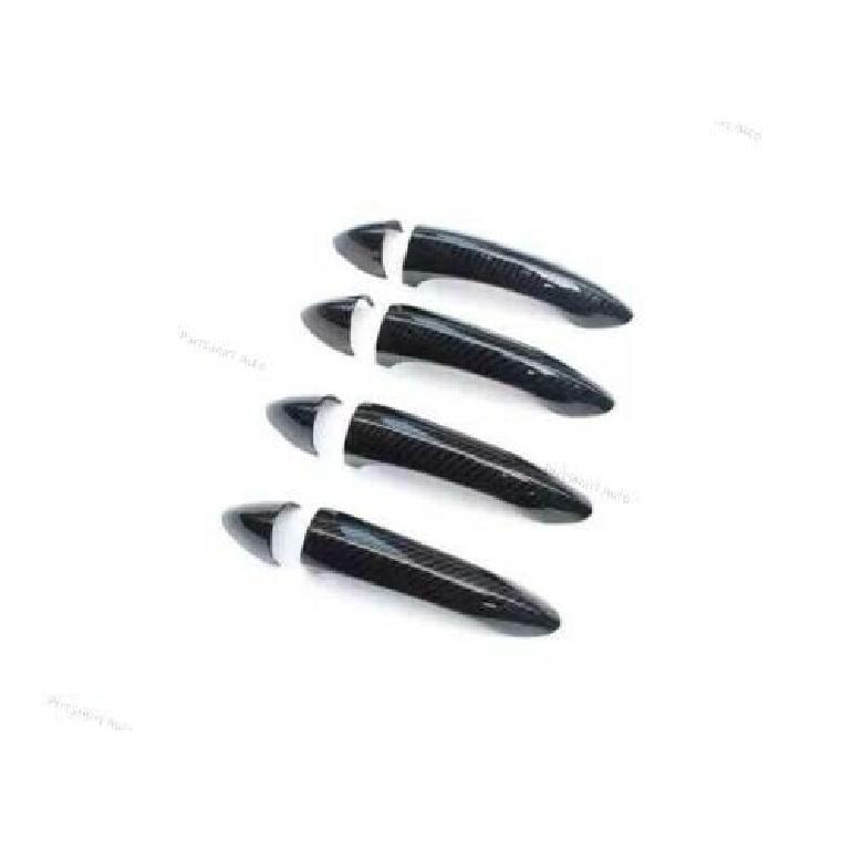 1set Door Handle Cover Trim Carbon Fiber For Chevrolet Cruze 2016-2019