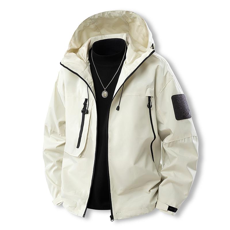 

Spring and Autumn Couple Street Fashion High-quality Jacket, Fully Matched, Simple and Comfortable, Windproof and Waterproof. XXXL