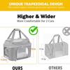 Large Breathable Foldable Cat Backpack Carrier for Outings: Detachable, Portable, and Spacious Pet Bag