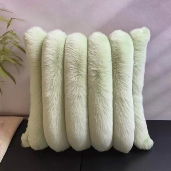 Throw Pillowcase Super Soft Comfortable Sofa Pillowcase Replaceable Design Easy Maintenance Soft Cushion