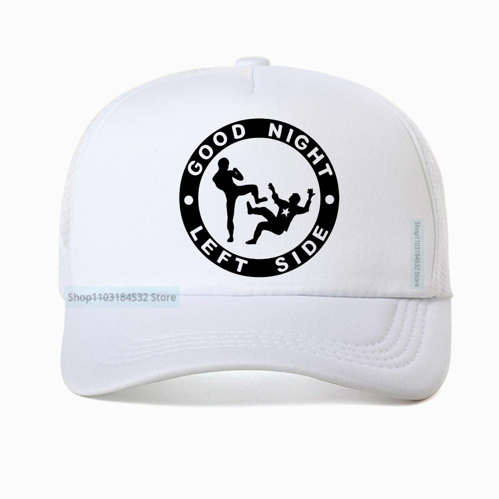 Good Night Left Side Graphic baseball cap Casual Fashion for men women hat Breathable sun hats adjustable mesh snapback hat