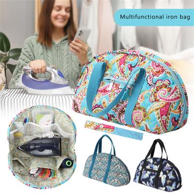 Crochet Bag Knitting Organiser Bag Yarn Storage Bag Travel Craft Project Bag for Crochet Pattern Yarn Hook Needle