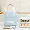 Large Capacity Lunch Box Bag Handheld Insulated Cooler Bags Casual Insulated Tote Bag  Outdoor