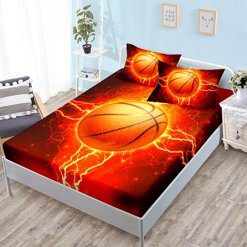 Three-Piece Mattress Mattress Cover Sports Mba Basketball Mattress Protective Cover