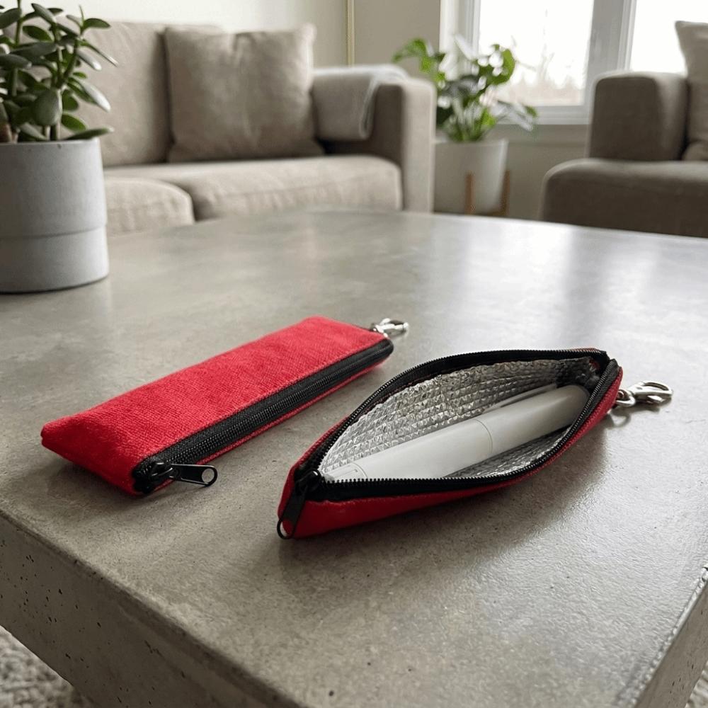 Large Capacity Insulin Pens Storage Bag Oxford Cloth Glaciated Cold Storage Bag for Home
