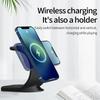 Magnetic Wireless Charger 3 in 1 Fast Charging Station For Magsafe iPhone 17 16 15 14 Pro Max iWatch 10 9 8 7 6 SE AirPods Pro