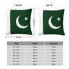 Flag Of Pakistan Pillowcase Double-sided Printing Fabric Cushion Cover Decorative Throw Pillow Case Cover Seat Zipper 40*40cm