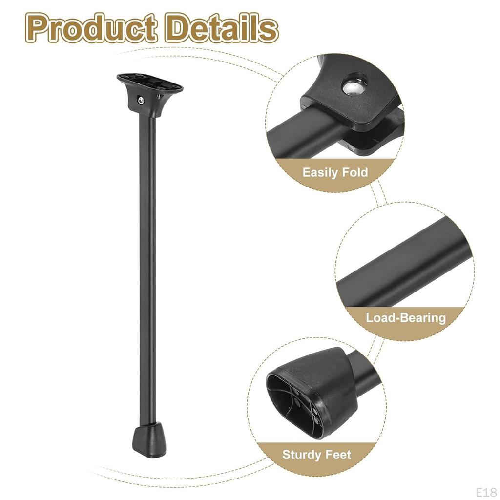 4 Pieces Folding Table Legs Bed Laptop Desk Feet Furniture Accessories DIY