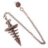 Energy Isis Pendulum Pointed Meditation Cone Metal Pendulum Witch Spiritual Pendulos  Women