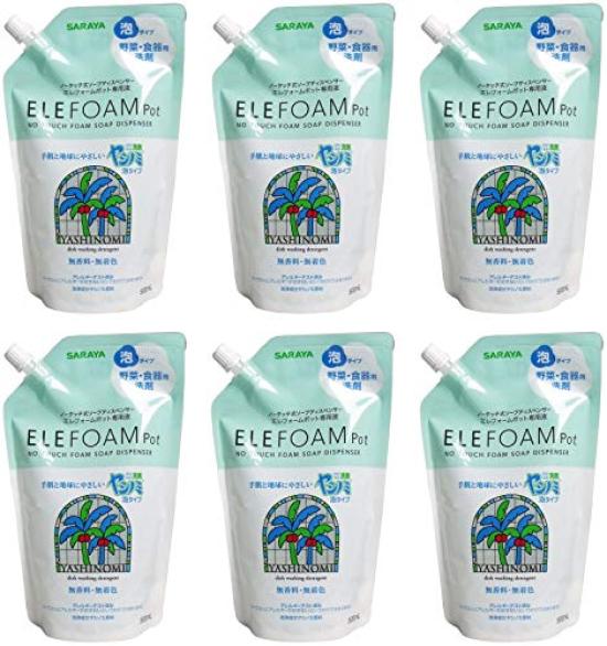 

Yashinomi detergent foam type vegetable and tableware detergent 500ml [Bulk purchase] [x6 pieces]