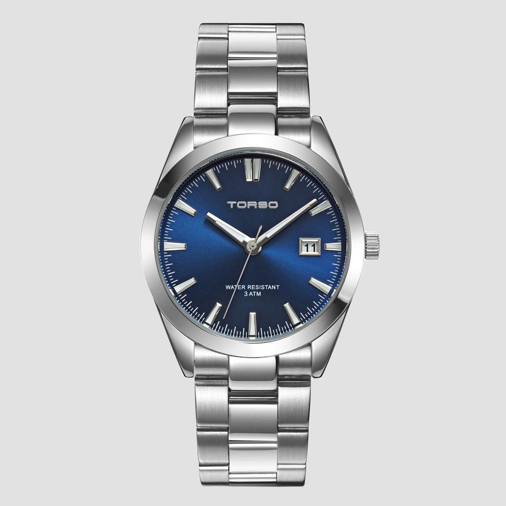 Toleuso T105M-Sls Midas Calendar Metal Watch