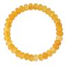 Festive Gifts Yellow Citrine Beaded Bracelet Set Warm Fashion Jewelry For Men And Women Daily Wear Simple Versatile Accessory