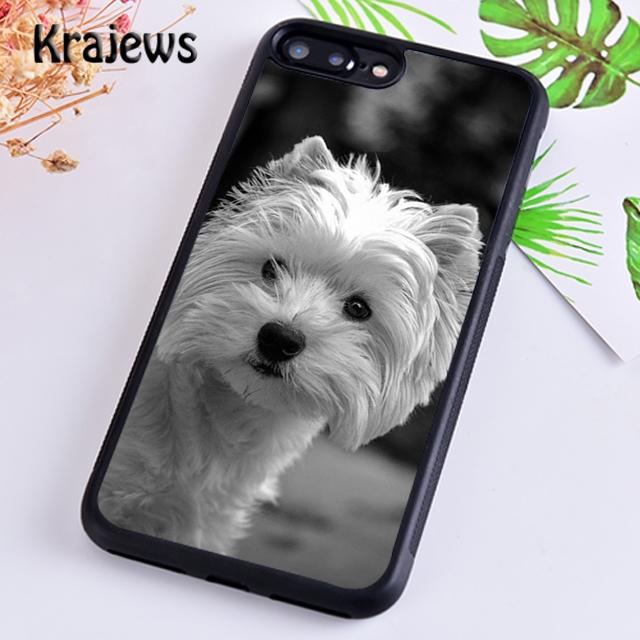 Krajews Westie Dog Small White Phone Case Cover For iPhone 17 Air 16 15 14 plus 12 13 pro max coque Fundas
