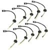 10pcs Plastic Fuel Filter Hose Kit 2 Hole Design Fuel Line Replacement Kit for GX35