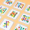 Children Montessori Puzzle Wooden 3D Jigsaw Game Tangram Stick Geometric Ring Shape Matching Kids Toddler Early Educational Toys