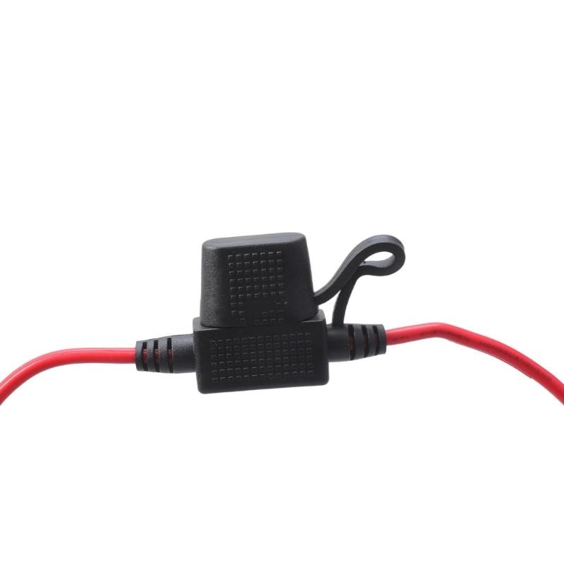SAE To 8mm Circulet Terminal Wiring Harness 14AWG For Mower Charging System SAE Circulet Terminal Wiring Harness