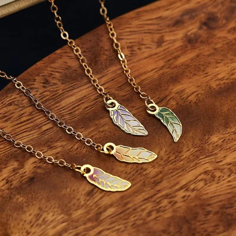 4Pcs Vintage Metal Feather Bookmark Creative Decorative Bookmark  Reading Accessory