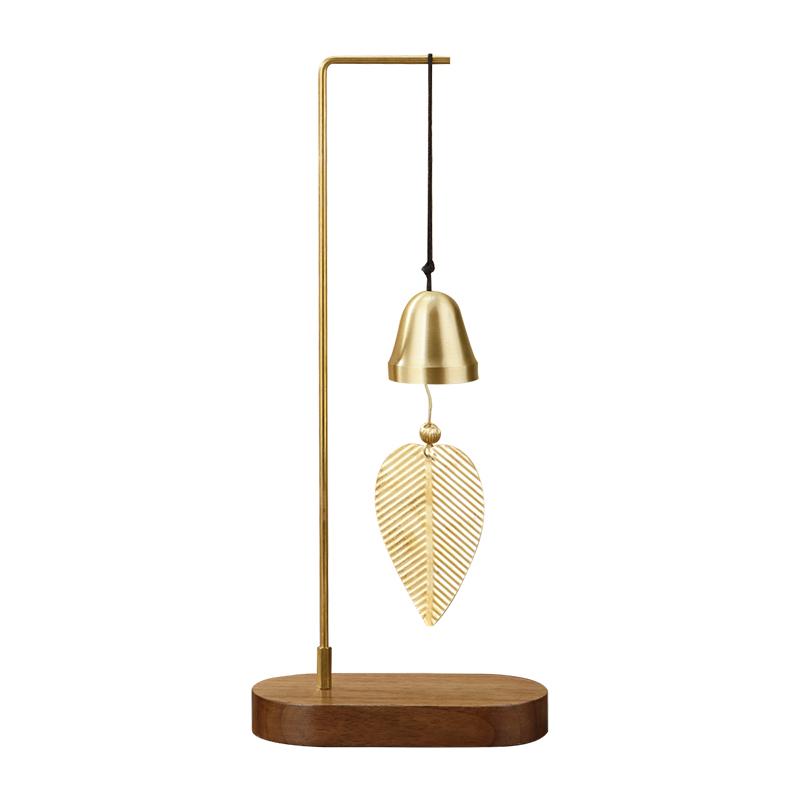 

Медная музыка ветра с основанием из грецкого ореха, подвесные украшения, декор для дома, балкона, подвеска для автомобиля, подарок, аксессуары для украшения дома