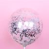 12 Inch (100pcs/bag) Fragmented Paillette Latex Balloon Wedding Birthday Party Transparent Confetti Balloons