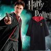 Potter Harry Costume Hogwarts Adult Child Robe Cape Vest Halloween Party Cosplay