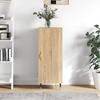 Vidaxl Cabinet, Sonoma Oak, 34.5X34X90 Cm, Wood-Based Material