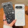 Modern Colorful Stars Pattern Case For Google Pixel 9 Pro XL 9A Shockproof TPU Silicone Clear Soft Cover
