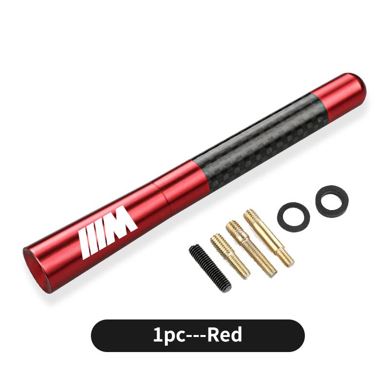 AAAQP1 Carbon Fiber Car Short Antena Radio FM Metal Receive Accessories For BMW Performance M E87 E30 E46 E28 F35 G20 E93 F20 X3 X
