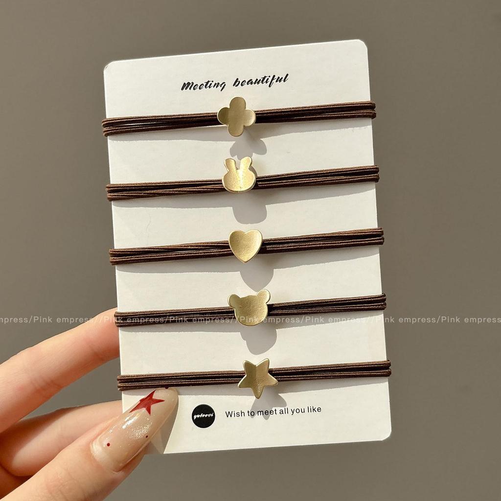 Elastic Women's Hair Ties 2025: Durable High-Elasticity Ponytail Bands