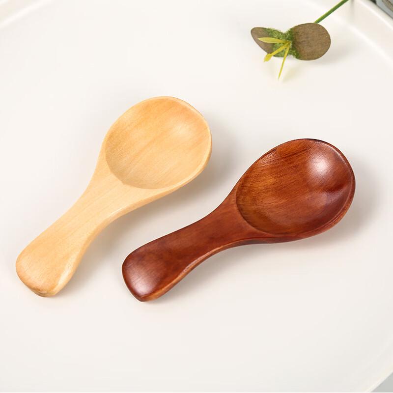 Abay Short-Handle Wooden Dessert/Tea Spoons