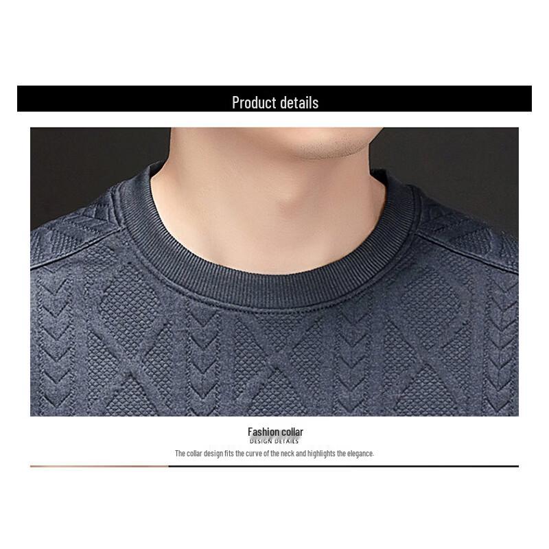 MIIOW Men's Casual Crewneck Pullover Sweatshirt
