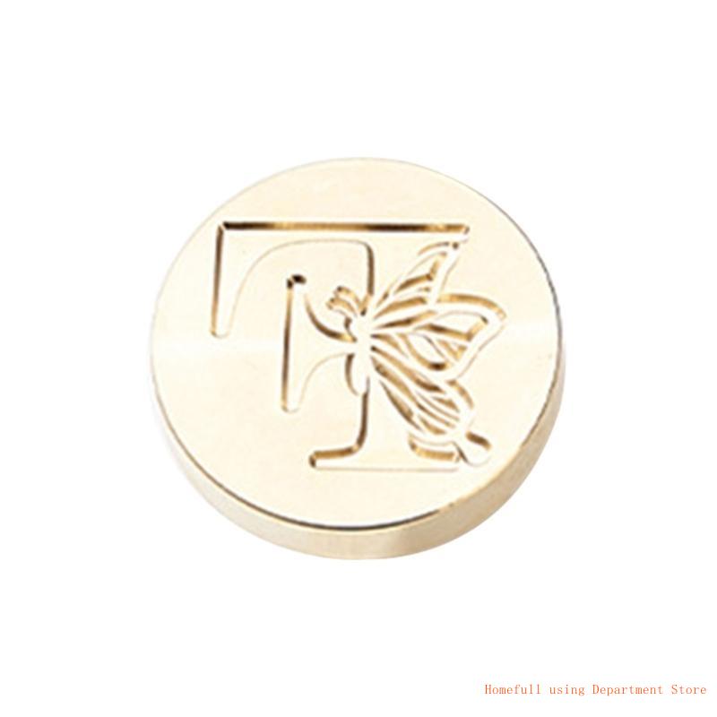 Butterfly Letter Pattern Wax Stamp Head, Sealing Wax Stamp Head Replacement