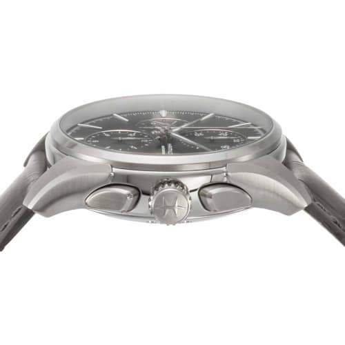 Hamilton Jazzmaster Automatic Chronograph Watch, 42mm, Swiss Brand, Men's, Gray Dial, Stainless Steel, Sapphire Crystal, Automatic, H32586881