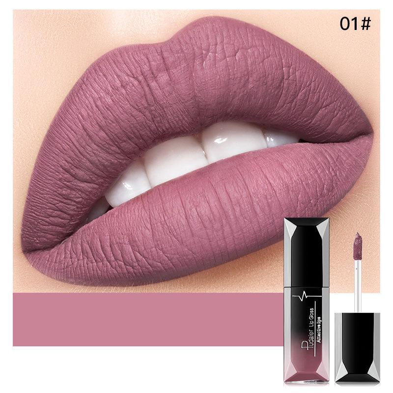 Lip gloss 21 color matte matte matte finish