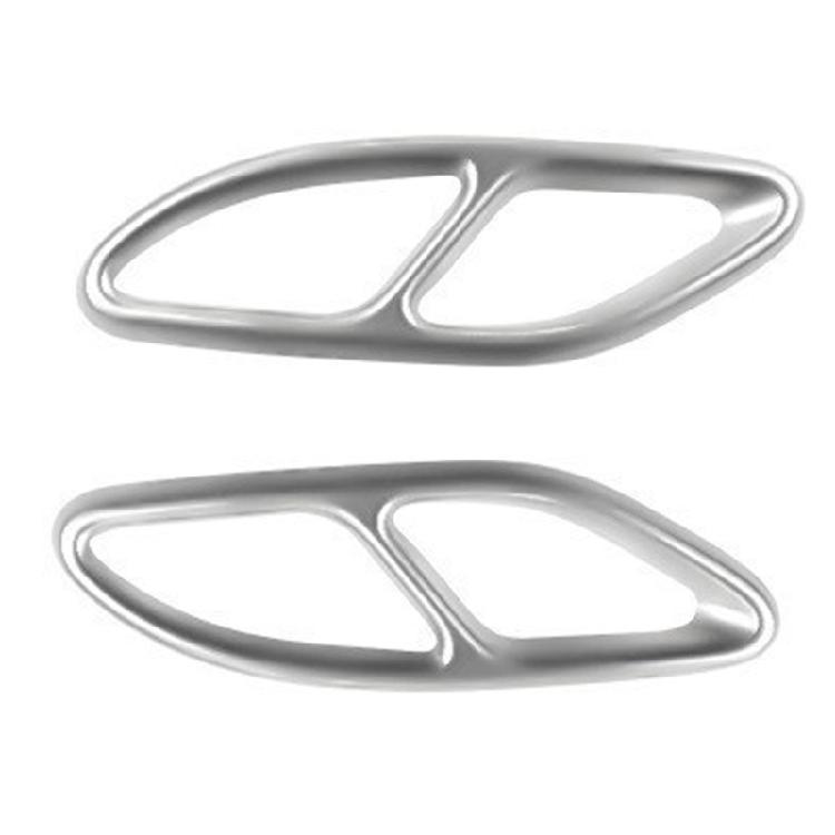 

Exhaust Pipe Mufflers Cover Auto Rear Cylinder Exhaust Pipe Cover 1 Pair 1