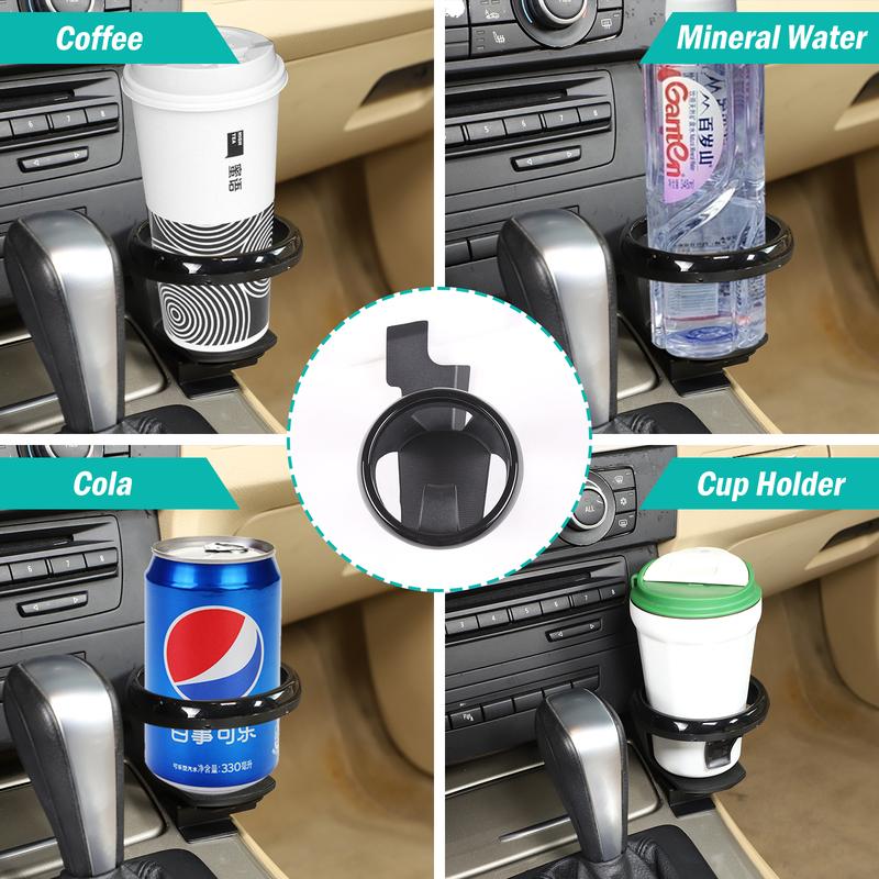 High-quality Car Center Console Side Drinks Cup Holder for BMW 3 Series E90 E92 E93 2005-2012 Carbon Steel Interior Accessories