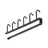 6 Hooks Under Cabinet Hangers No Drilling Under Cabinet Mug Holder Rack Multifunctional Iron Hook