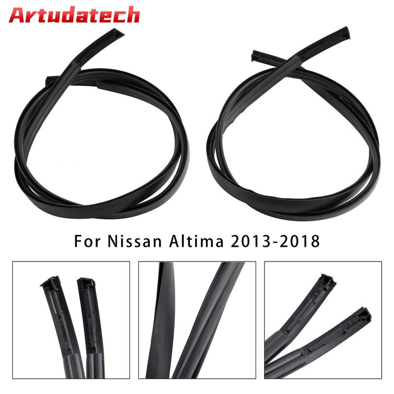 Artudatech 2PCS Roof Drip Molding Trim Left & Right Side Rubber For Nissan Altima 2013-2018 Car Accessories 2014 2015 2016 2017