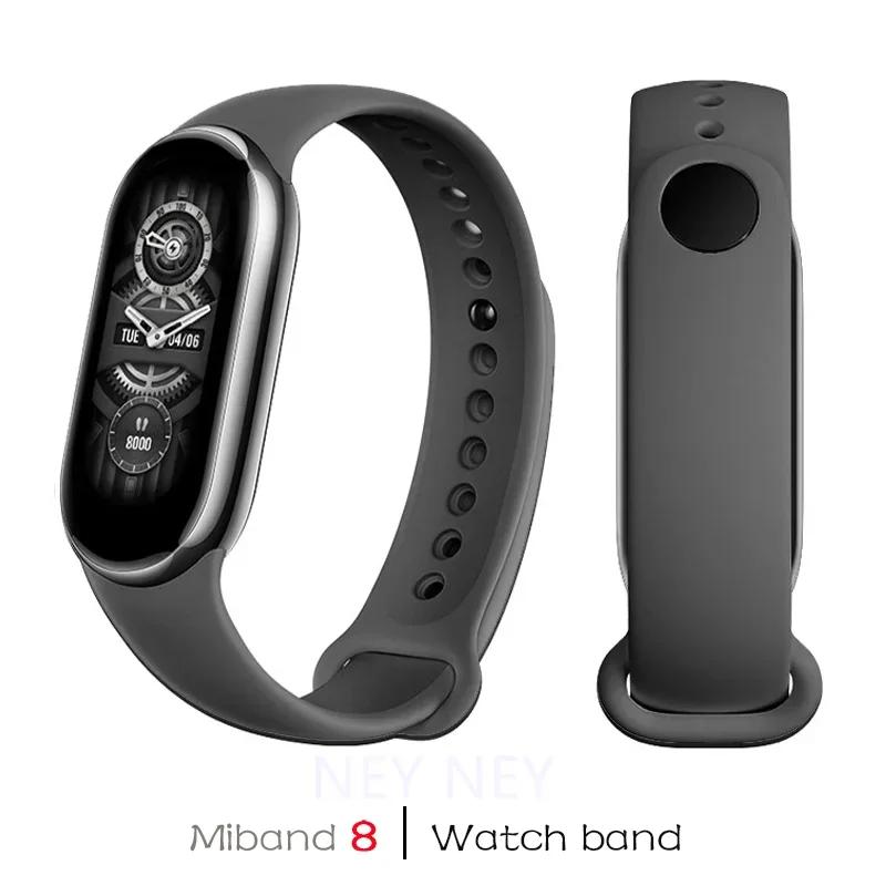 

Soft Silicone Watchbands for Xiaomi Mi Band 9/8 NFC Bracelet Miband 8 Replacement Sport Strap correa Mi Band 8 9 Accessories For Mi Band 8-9