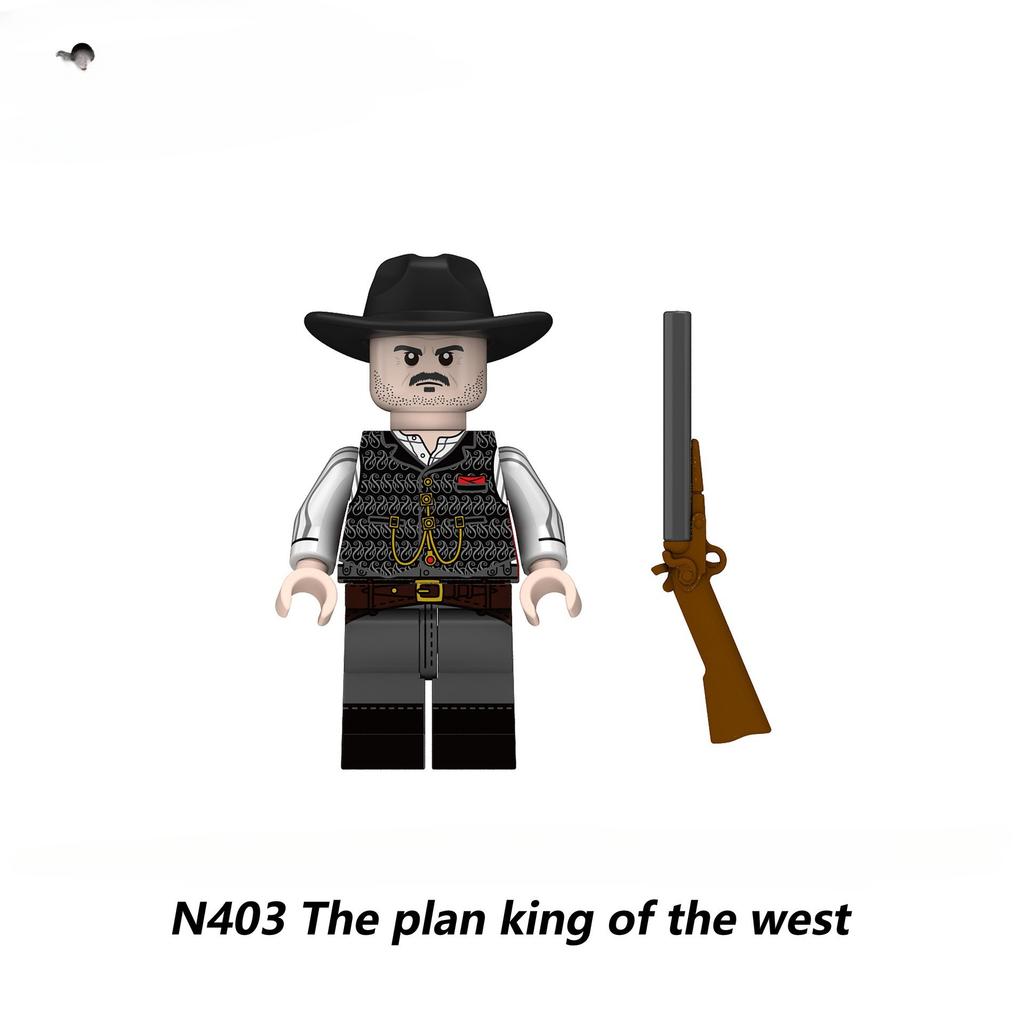 Filmreihe Cowboy Charakter Bausteine Kinderbausteine Spielzeug