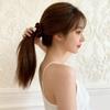 Korean Retro Pearl Hair Tie: Non-Damaging Wood Ear Style for Low Ponytails